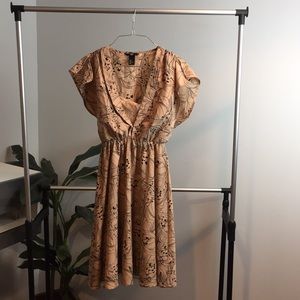 H&M peach/black dress